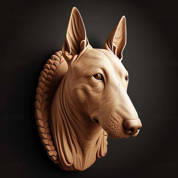 3D модель Бультерєр собака (STL)